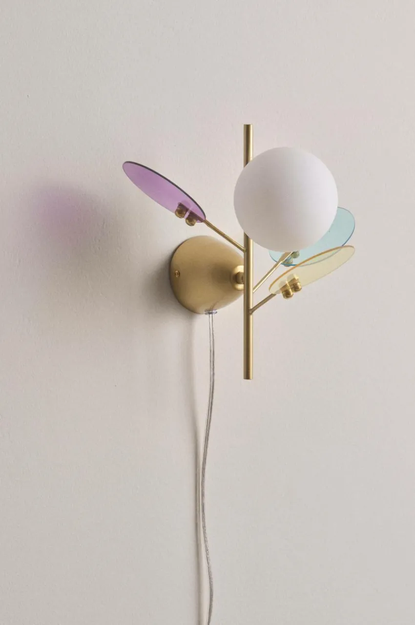 Vägglampor|Jotex PETAL Vägglampa Lila/blå/rosa