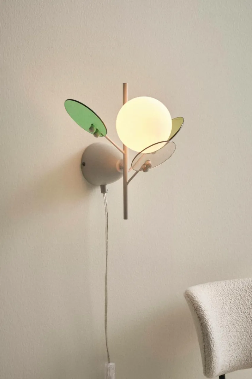 Vägglampor|Jotex PETAL Vägglampa Grå