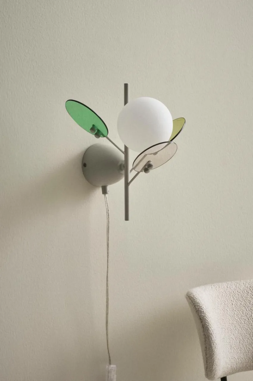 Vägglampor|Jotex PETAL Vägglampa Grå