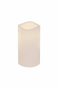 Ljus|Jotex PETE Blockljus LED Höjd 15 Cm Vit