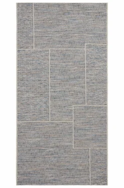 Utomhusmattor|Utomhusmattor|Jotex PICCIONE Utomhusmatta 80x150 Cm Beige/blå