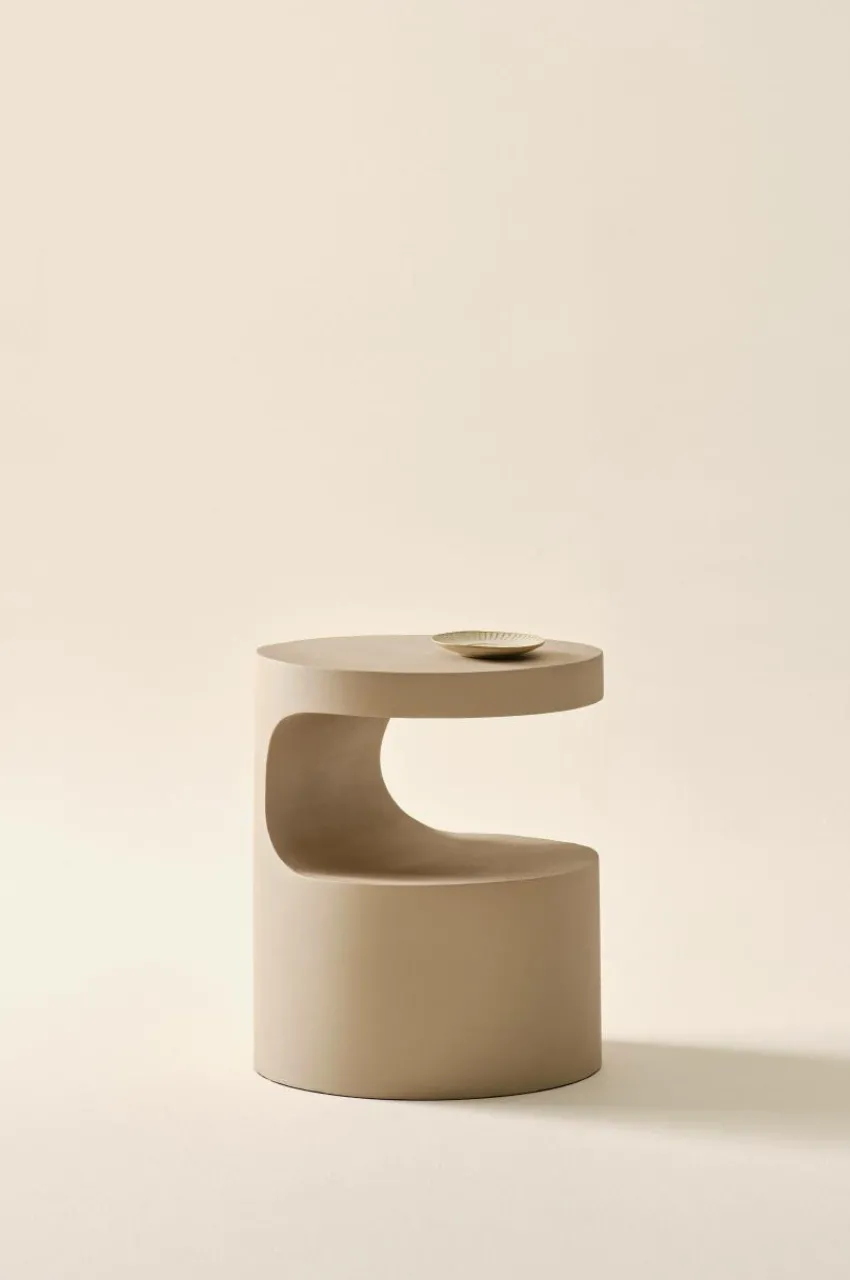Bord|Jotex PICTON Sidobord ø 40 Cm Beige