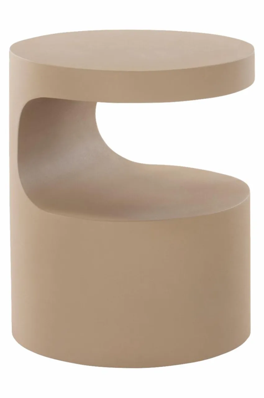 Bord|Jotex PICTON Sidobord ø 40 Cm Beige