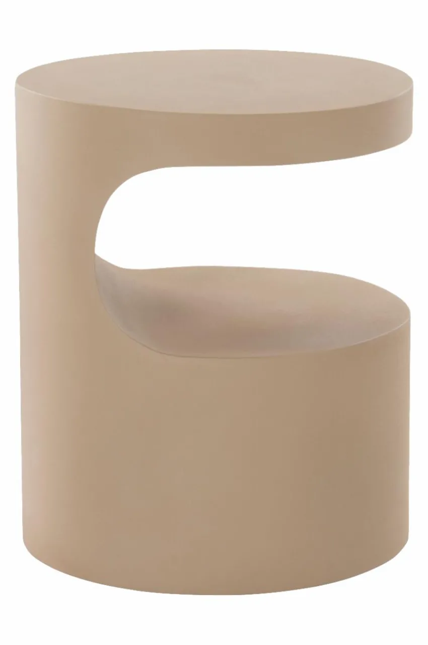 Bord|Jotex PICTON Sidobord ø 40 Cm Beige