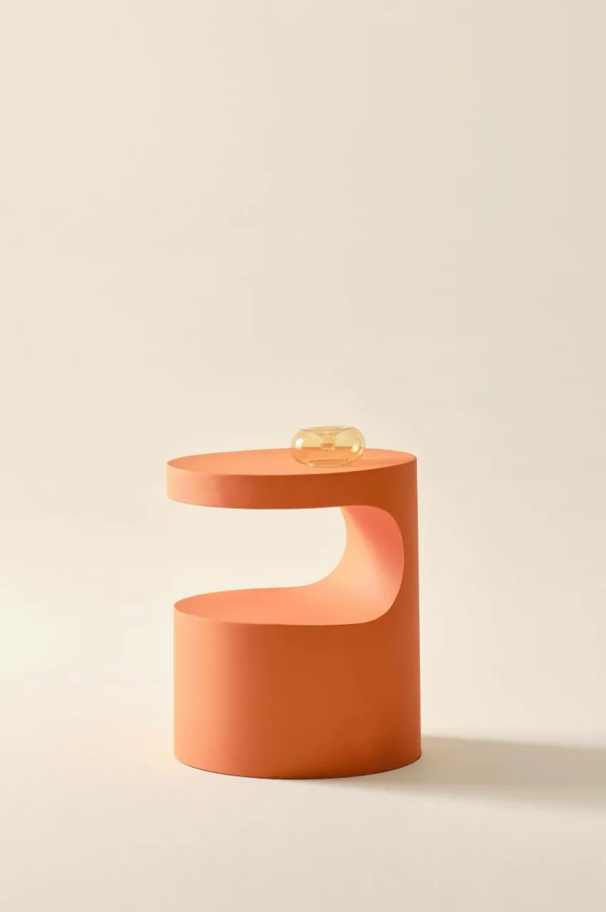 Bord|Jotex PICTON Sidobord ø 40 Cm Orange