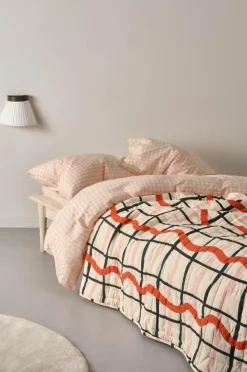 Barnsängkläder|Överkast|Jotex PINNER överkast Beige/multi
