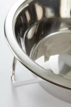 Djurtillbehör|Jotex PIXI Hundmatskål ø 21 Cm Silver