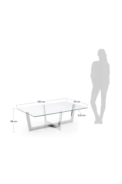 Bord|Jotex PLUM Soffbord 70x120 Cm Transparent