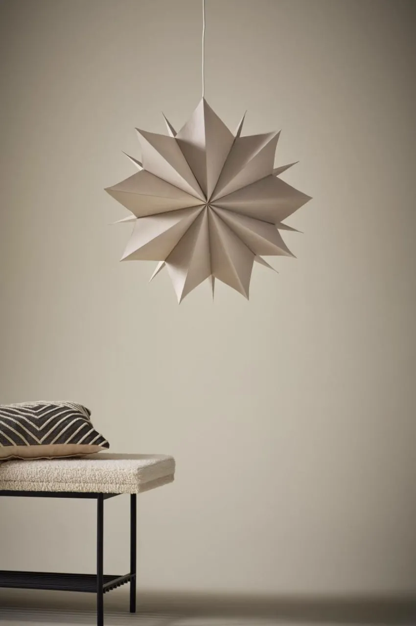 Julbelysning|Jotex POLARIS Julstjärna ø 58 Cm Beige