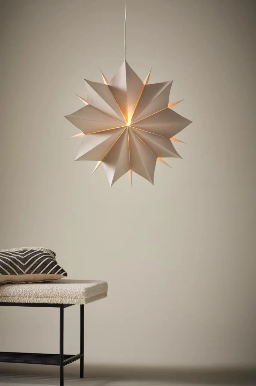 Julbelysning|Jotex POLARIS Julstjärna ø 58 Cm Beige