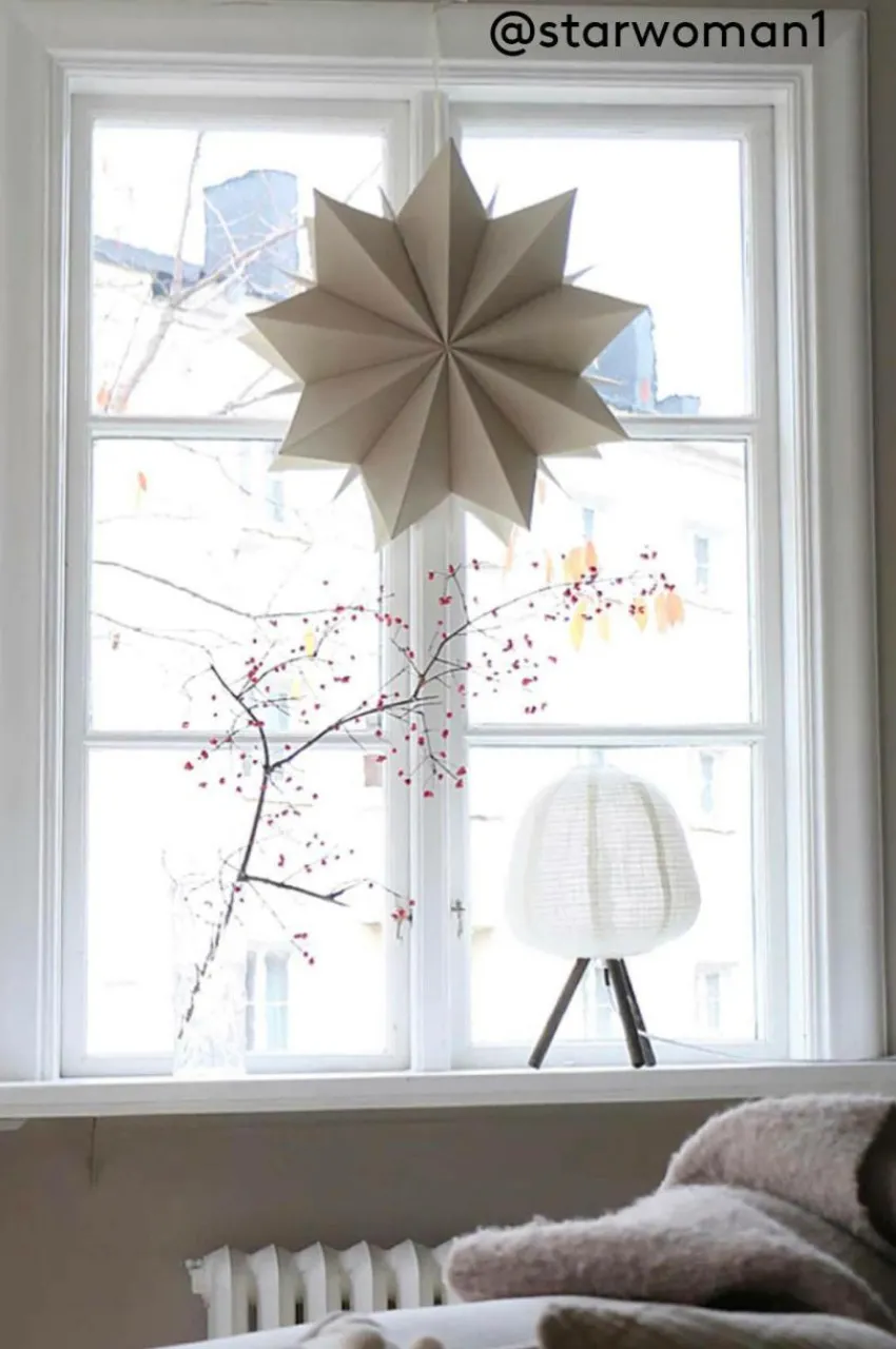 Julbelysning|Jotex POLARIS Julstjärna ø 58 Cm Beige