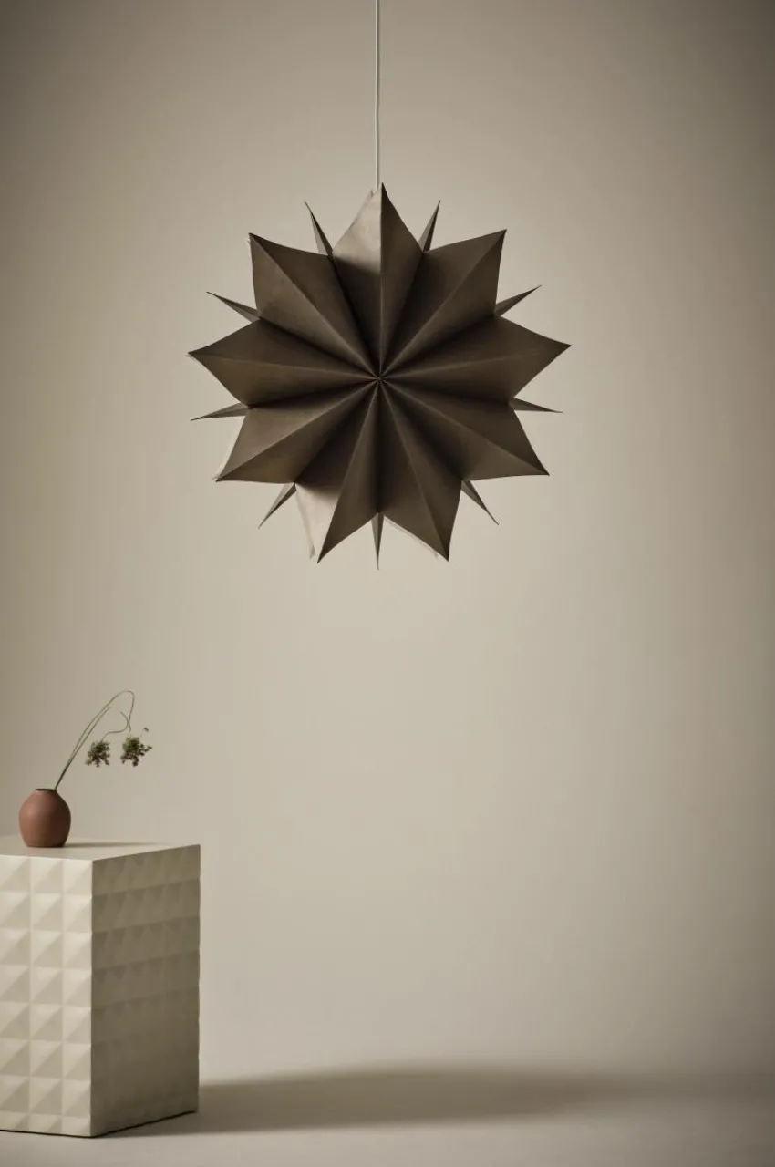 Julbelysning|Jotex POLARIS Julstjärna ø 58 Cm Brun