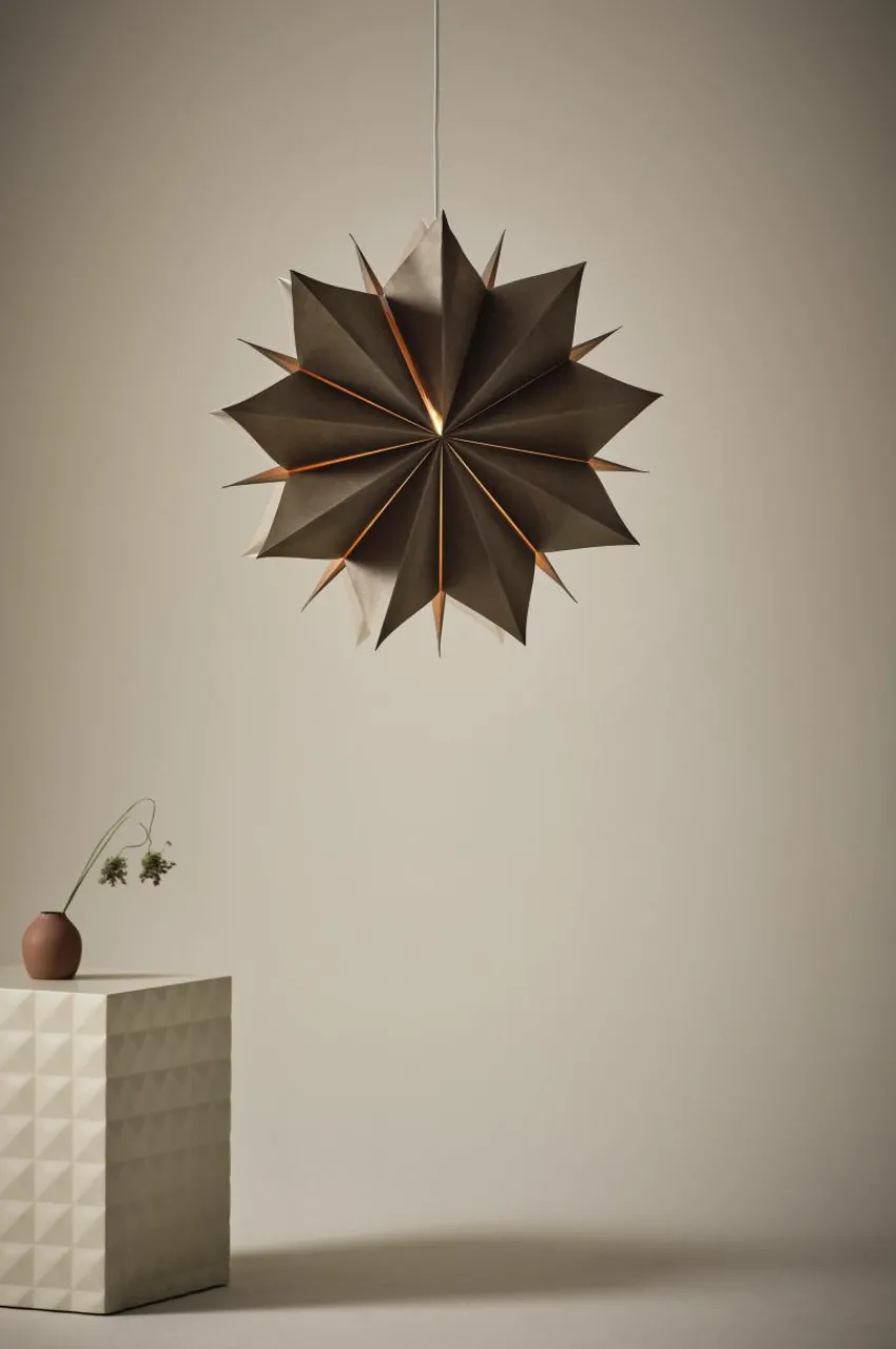 Julbelysning|Jotex POLARIS Julstjärna ø 58 Cm Brun