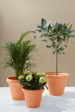 Utekrukor|Krukor|Jotex POLLY Utomhuskruka ø 38 Cm Terracottabrun