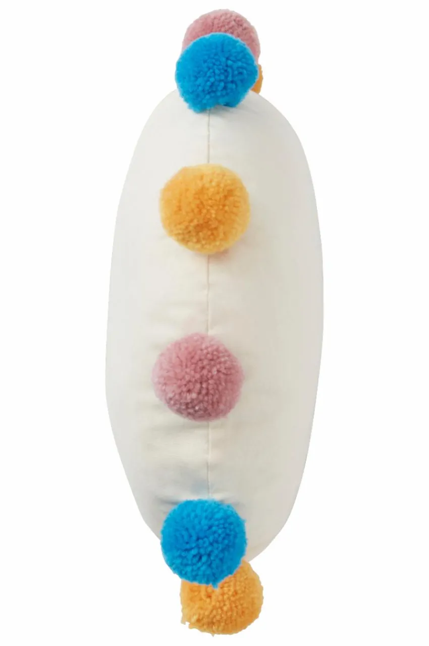 Barnkuddar|Jotex POMEZIA Kudde ø 35 Cm Vit/multi