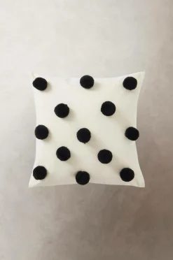 Barnkuddar|Jotex POMEZIA Kuddfodral 45x45 Cm Vit/svart
