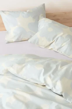 Örngott|Jotex POPPY örngott 2-pack 60x50 Cm Ekologisk Ljusblå/vit