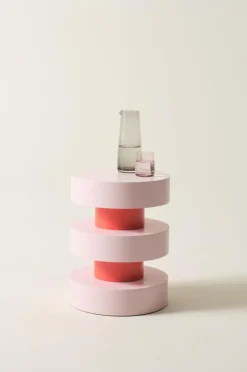 Bord|Jotex PORTELLO Sidobord ø 40 Cm Rosa/röd