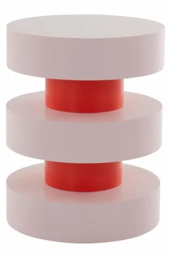 Bord|Jotex PORTELLO Sidobord ø 40 Cm Rosa/röd
