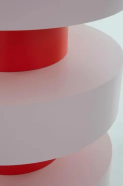 Bord|Jotex PORTELLO Sidobord ø 40 Cm Rosa/röd