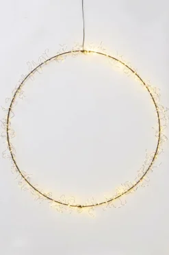 Julbelysning|Jotex PORTIA LED Krans ø 60 Cm Black