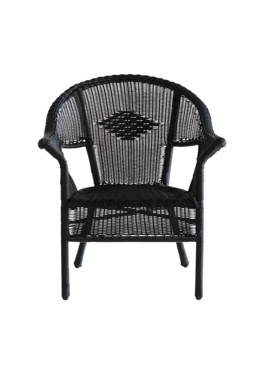 Utestolar & Utepallar|Utemöbler|Jotex PROVENCE Karmstol 2-pack Svart