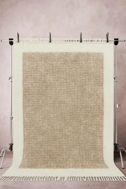 Bomulls- & Trasmattor|Jotex QENA Bomullsmatta 250x350 Cm Beige/naturvit