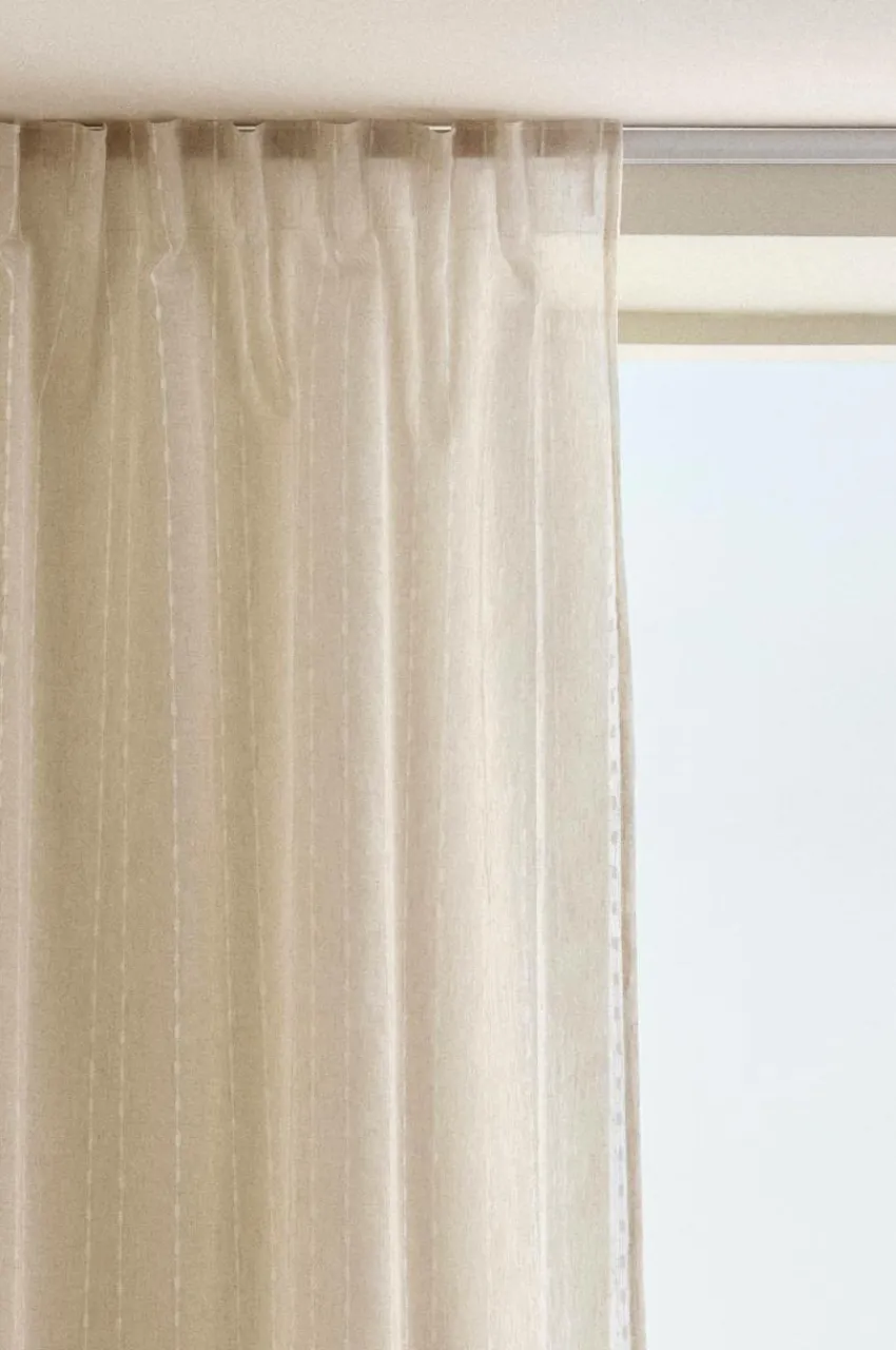 Multifunktionsgardiner|Jotex QUILO Multifunktionsgardin 2-pack Beige