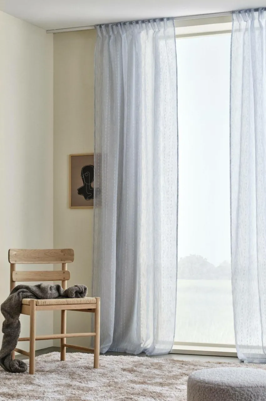 Multifunktionsgardiner|Jotex QUILO Multifunktionsgardin 2-pack Blå