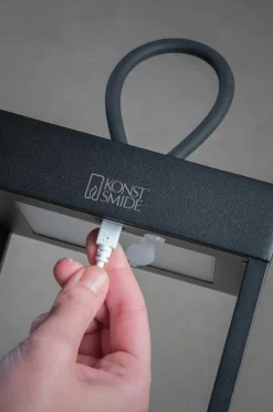 Utebelysning|Utebelysning|Jotex RAVELLO LED Ljuslykta Ljuslykta USB LED Utomhus Svart