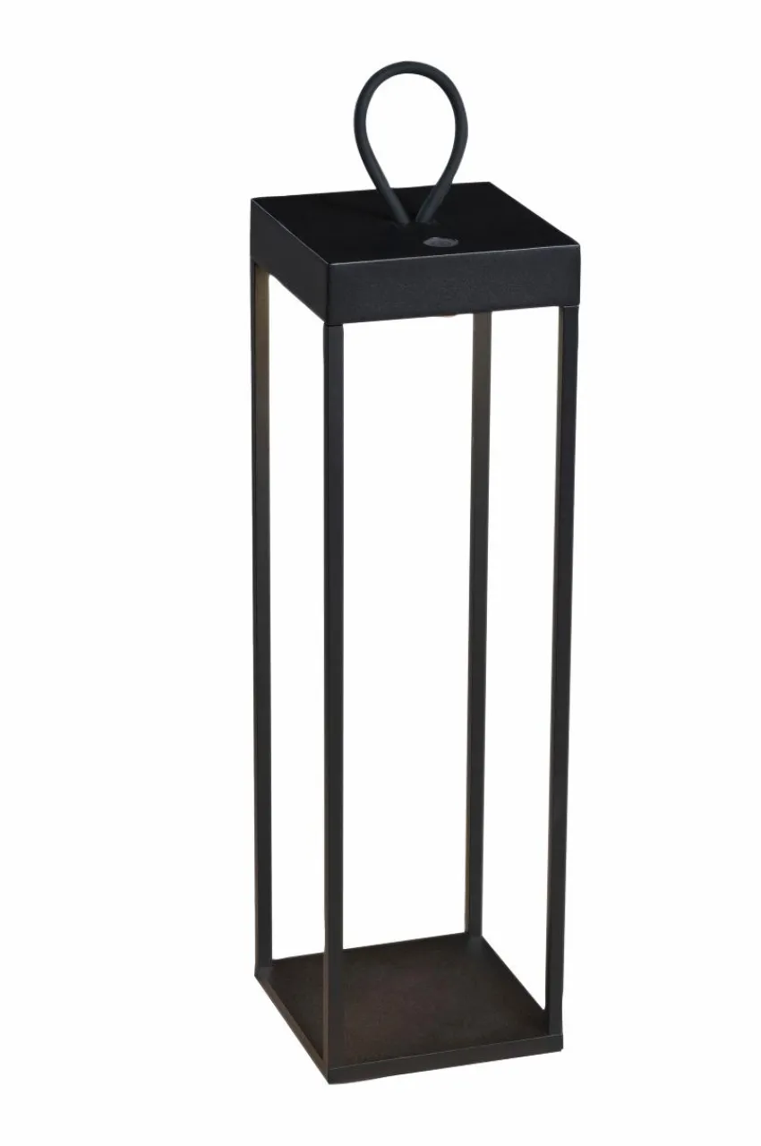 Utebelysning|Utebelysning|Jotex RAVELLO LED Ljuslykta Utomhus 50 Cm Svart