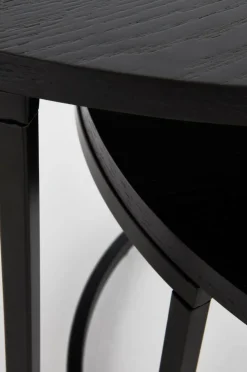 Bord|Jotex REDMOND Soffbord 2 Delar Svart askfaner