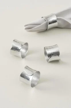 Kökstillbehör|Jotex REESE Servettring 4-pack Silver