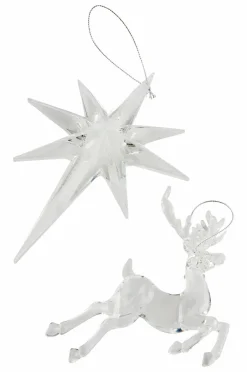 Juldekoration|Jotex REINDEER Juldekoration 4-pack Transparent