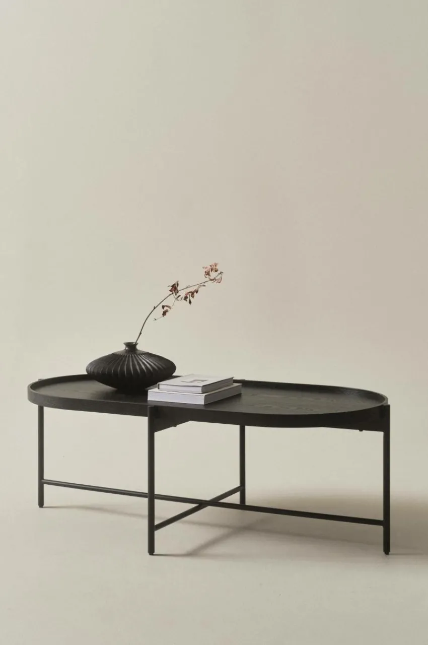 Bord|Jotex RENO Soffbord 60x120cm Svart ekfaner