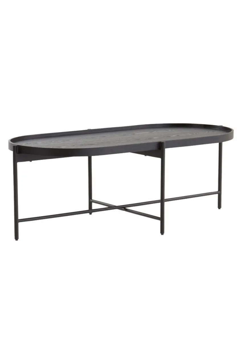 Bord|Jotex RENO Soffbord 60x120cm Svart ekfaner