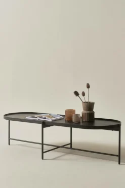 Bord|Jotex RENO Soffbord 60x160cm Svart ekfaner