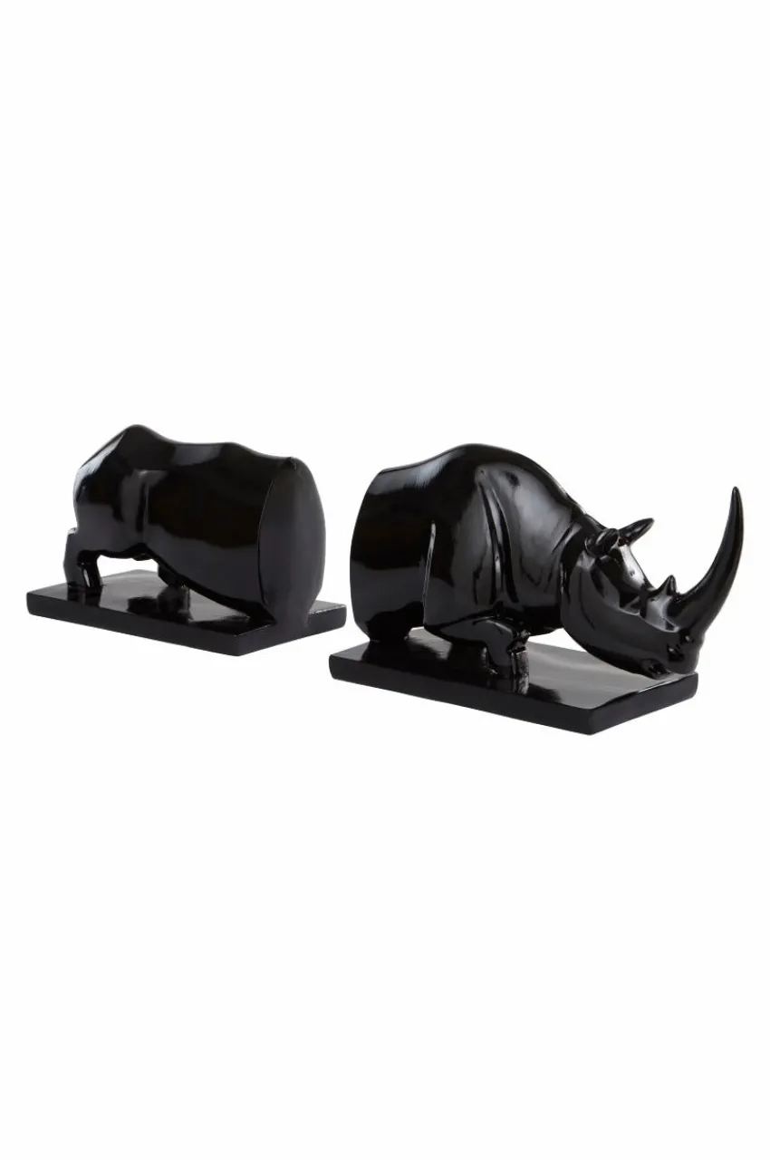 Prydnadssaker|Förvaring|Jotex RHINO Bokstöd 2-pack Svart