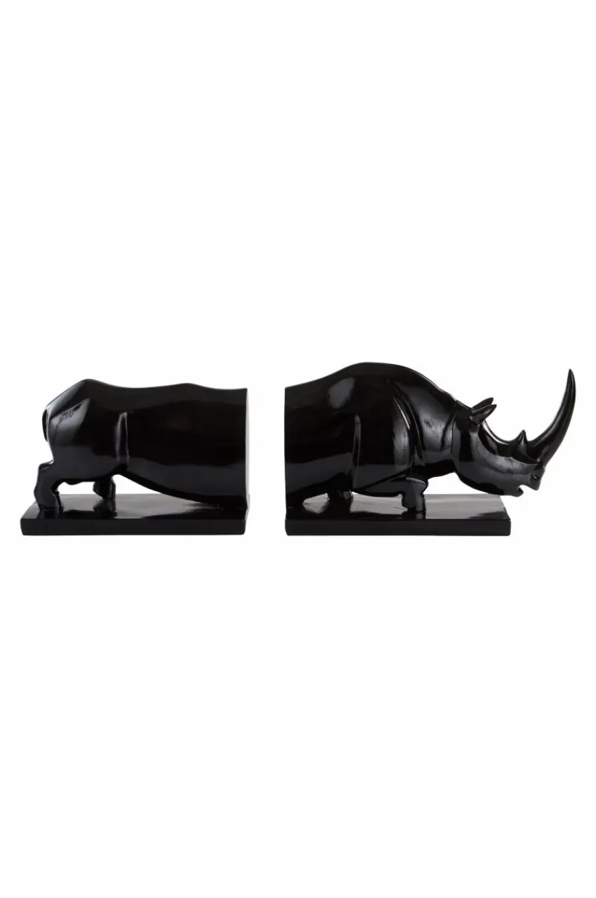 Prydnadssaker|Förvaring|Jotex RHINO Bokstöd 2-pack Svart