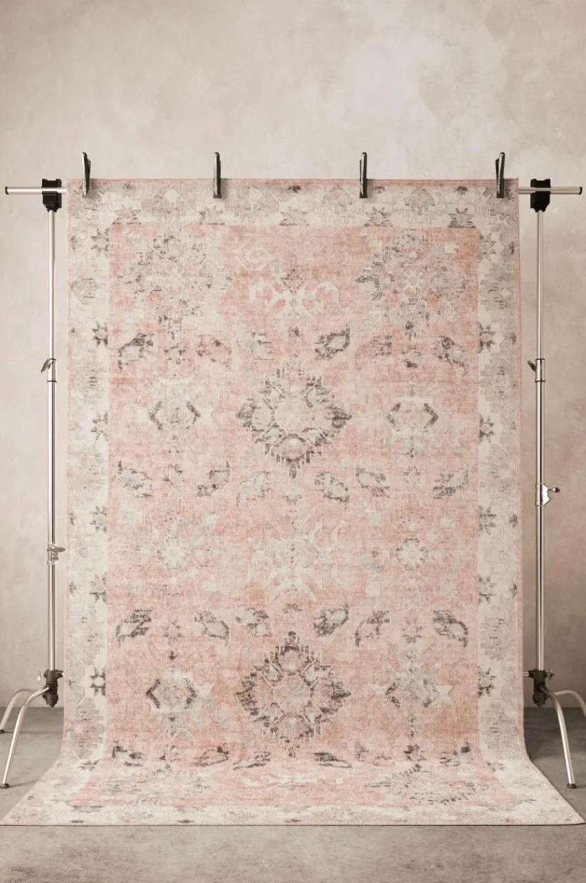 Lugg- & Ryamattor|Jotex RIBSTON Luggmatta 200x300 Cm Rosa