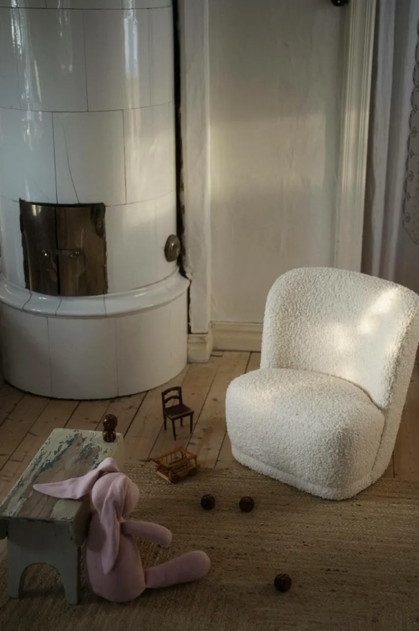 Fåtöljer|Barnmöbler|Jotex RICHMOND TEDDY MINI Barnfåtölj Naturvit