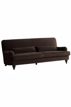 Soffor|Jotex RIVERDALE Soffa 3-sits Mörkbrun