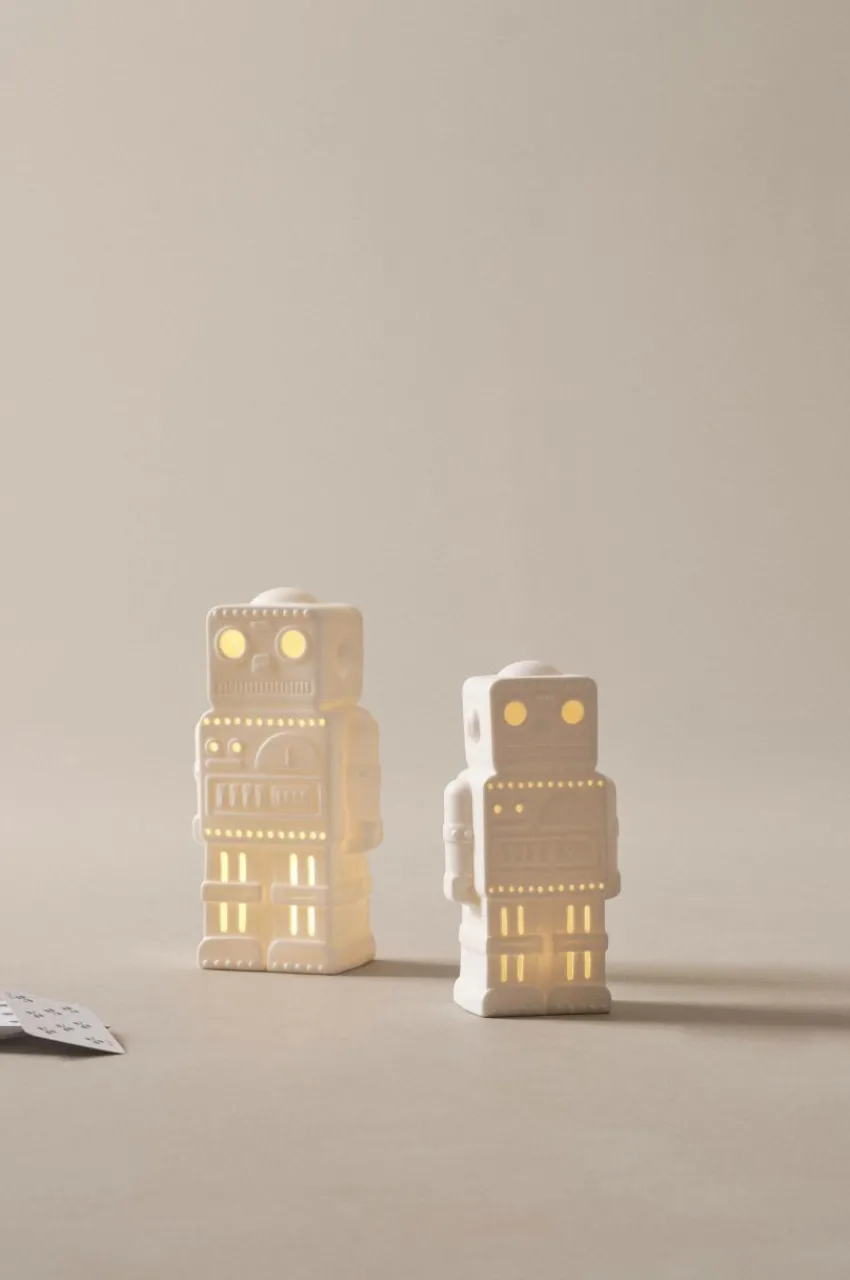 Barnlampor|Barnlampor|Jotex ROBICS Nattlampa/dekoration 2-pack Vit