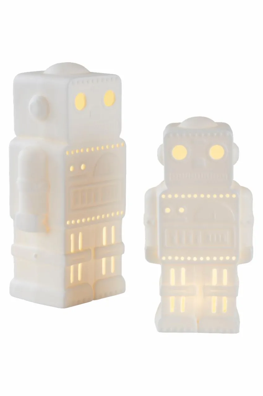 Barnlampor|Barnlampor|Jotex ROBICS Nattlampa/dekoration 2-pack Vit