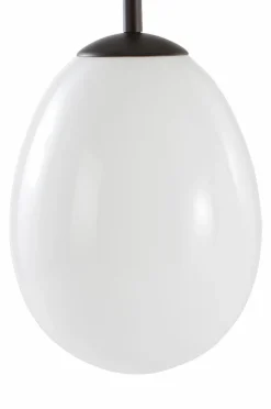 Taklampor|Jotex ROCHELLE Taklampa Svart/opalglas