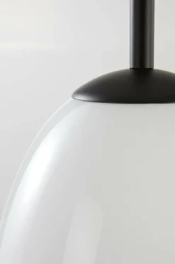 Taklampor|Jotex ROCHELLE Taklampa Svart/opalglas