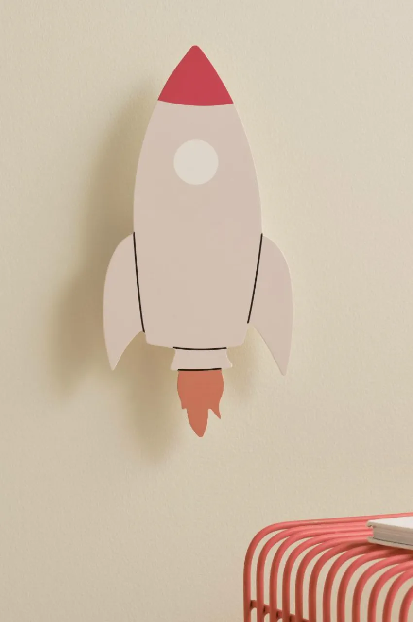 Barnlampor|Barnlampor|Jotex ROCKET Vägglampa Batteridriven LED Ljusgrå