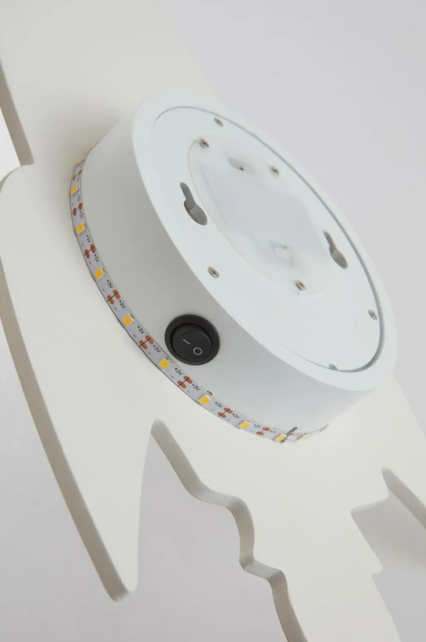 Barnlampor|Barnlampor|Jotex ROCKET Vägglampa Batteridriven LED Ljusgrå