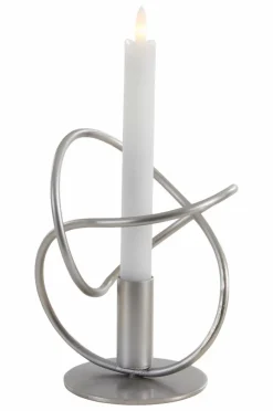 Ljusstakar|Jotex ROLLERCOASTER Ljusstake Silver