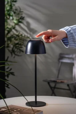 Utebelysning|Utebelysning|Jotex RONDA USB Uppladdningsbar Bordslampa Svart